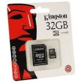 Cartão Memoria Sd Kingstong 32gb Micro+ BOLETO R$157,17